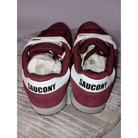 Saucony Kids Sneakers in Burgundy and White - Picture 3 of 11